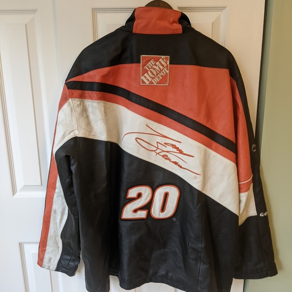 Nascar Tony Stewart Leather Jacket - Picture 4 of 14